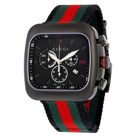 gucci men's ya131202 coupe chronograph